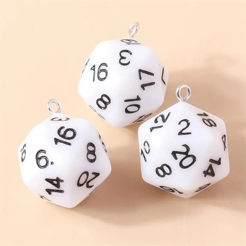 5 Stück süße bunte 3D-Würfel-Charms für Schmuckherstellung, Tropfen-Ohrringe, Anhänger, Halsketten, Armbänder, DIY, handgefertigtes Bastelzubehör – Detail 7