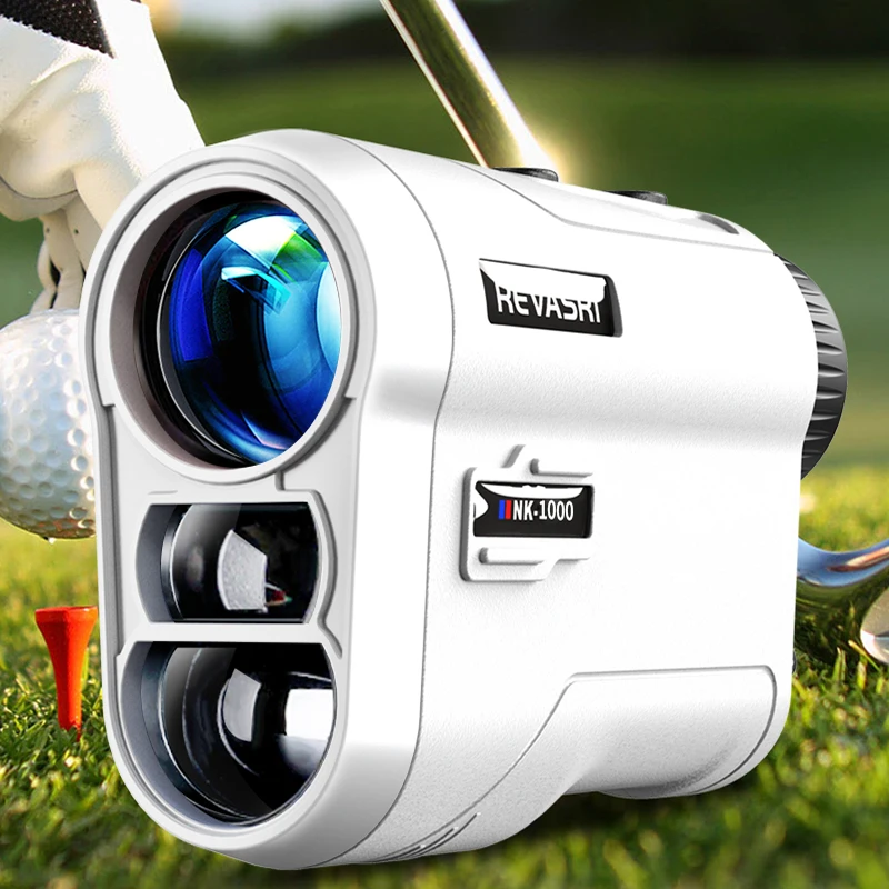 Revasri Golf Laser Telêmetro 600 Yards 1000 Yards Slope e Flag Pin Lock Vibração para Torneio de Golfe Enquência de Caça Legal