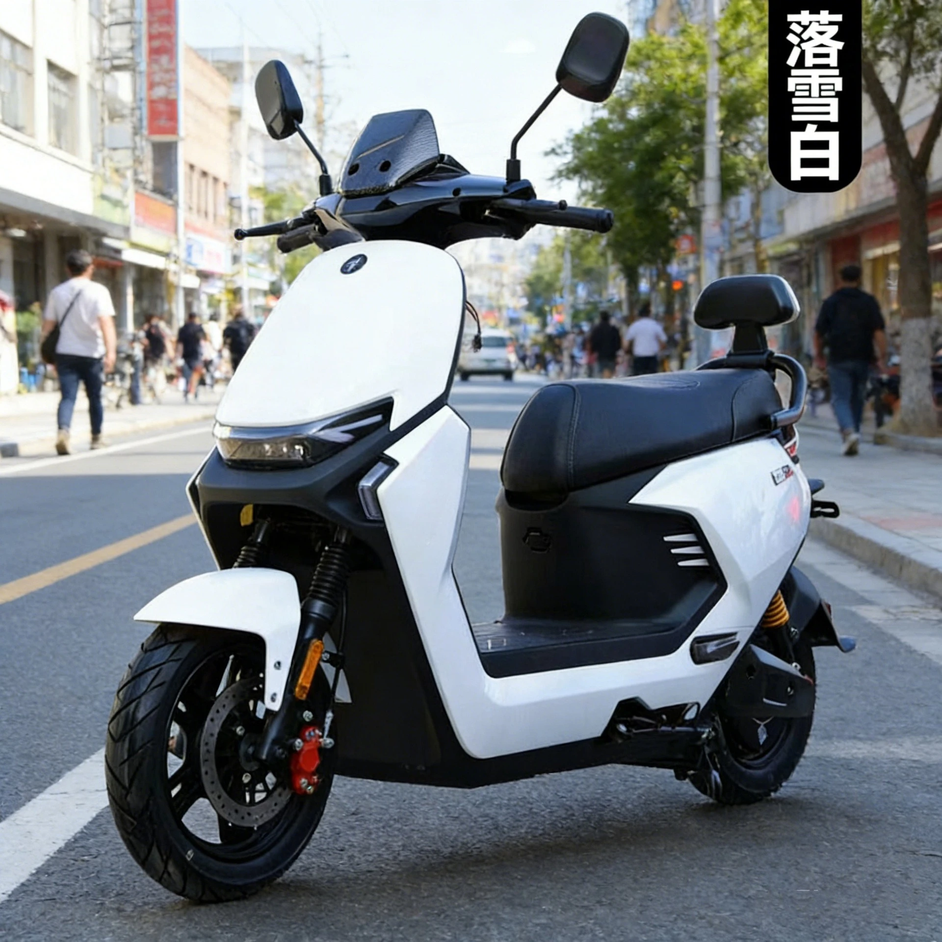 High-speed electric motorcycle 1000W lightweight adult commuting long battery life takeaway battery car