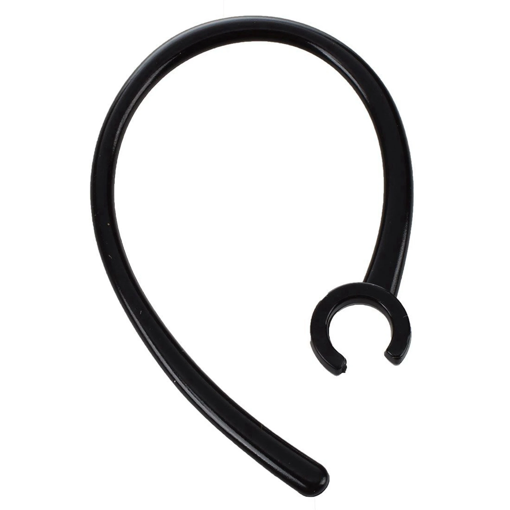FEDI-9 Pcs Handfree 5.5Mm Hole Black Plastic Earhook For Bluetooth Earphone