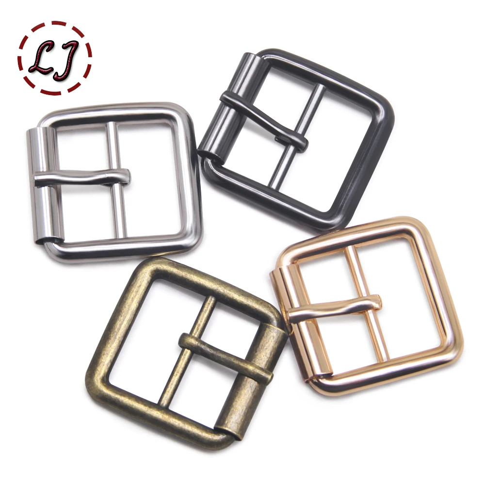 High quality 20pcs/lot 20mm gold silver bronze black iron pipe Square alloy metal shoes bags Belt  Buckles  DIY sew accessory