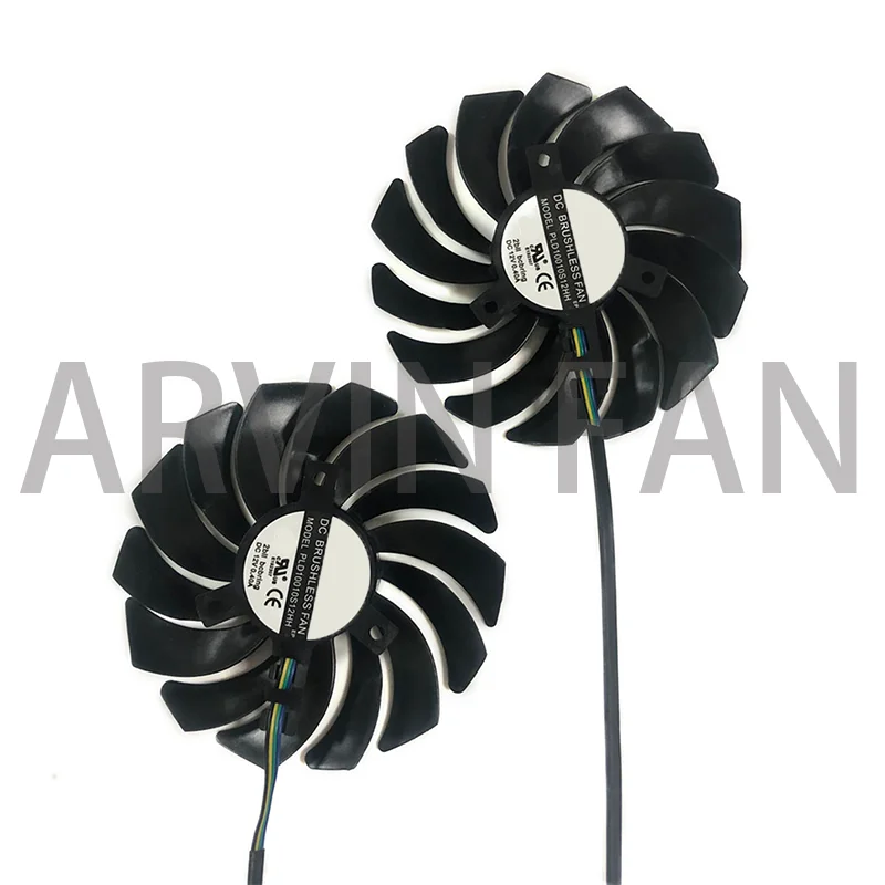 2Pcs/Set PLD10010B/S12HH,VGA GPU Cooler,Video Graphics Card Fan,For RTX 3060 3060 Ti 3070 VENTUS 2X OC