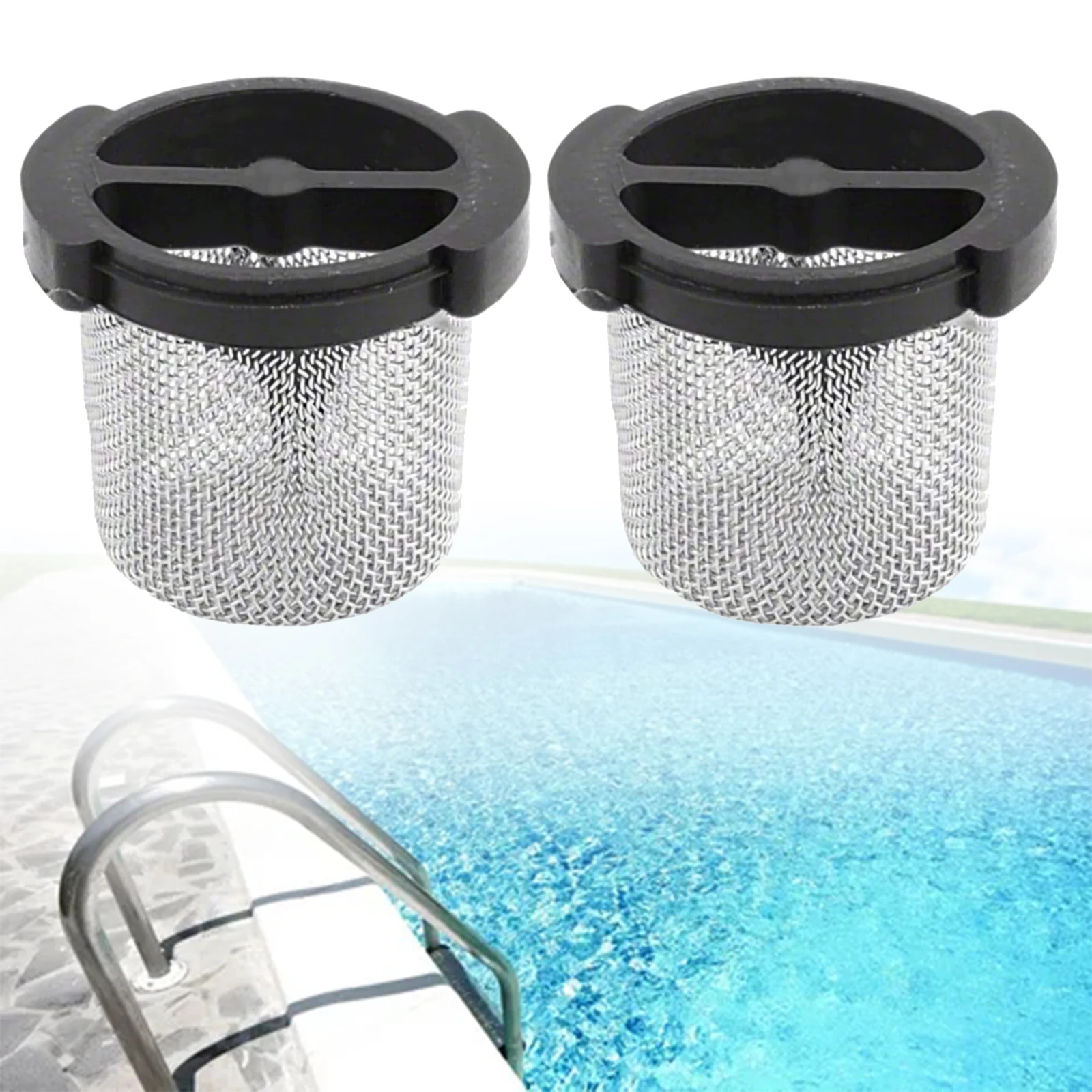 

Areyourshop 2Pcs Wall Fitting & Quick Disconnect Filter Screen For Polaris Cleaner 6-504-00