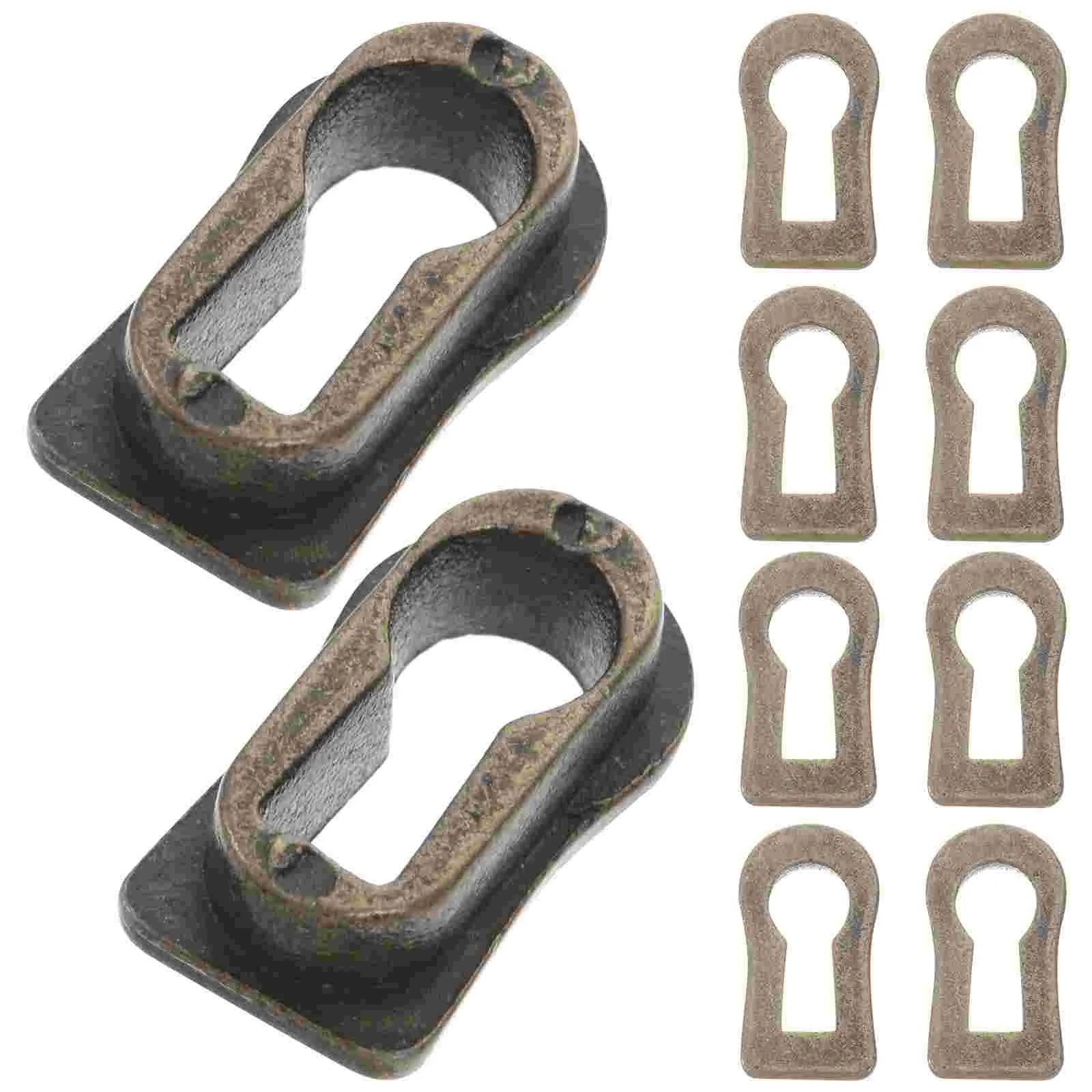 Decorative Keyhole Covers Furniture Lock Decoration Metal Insert Door Escutcheons Hardware Frame