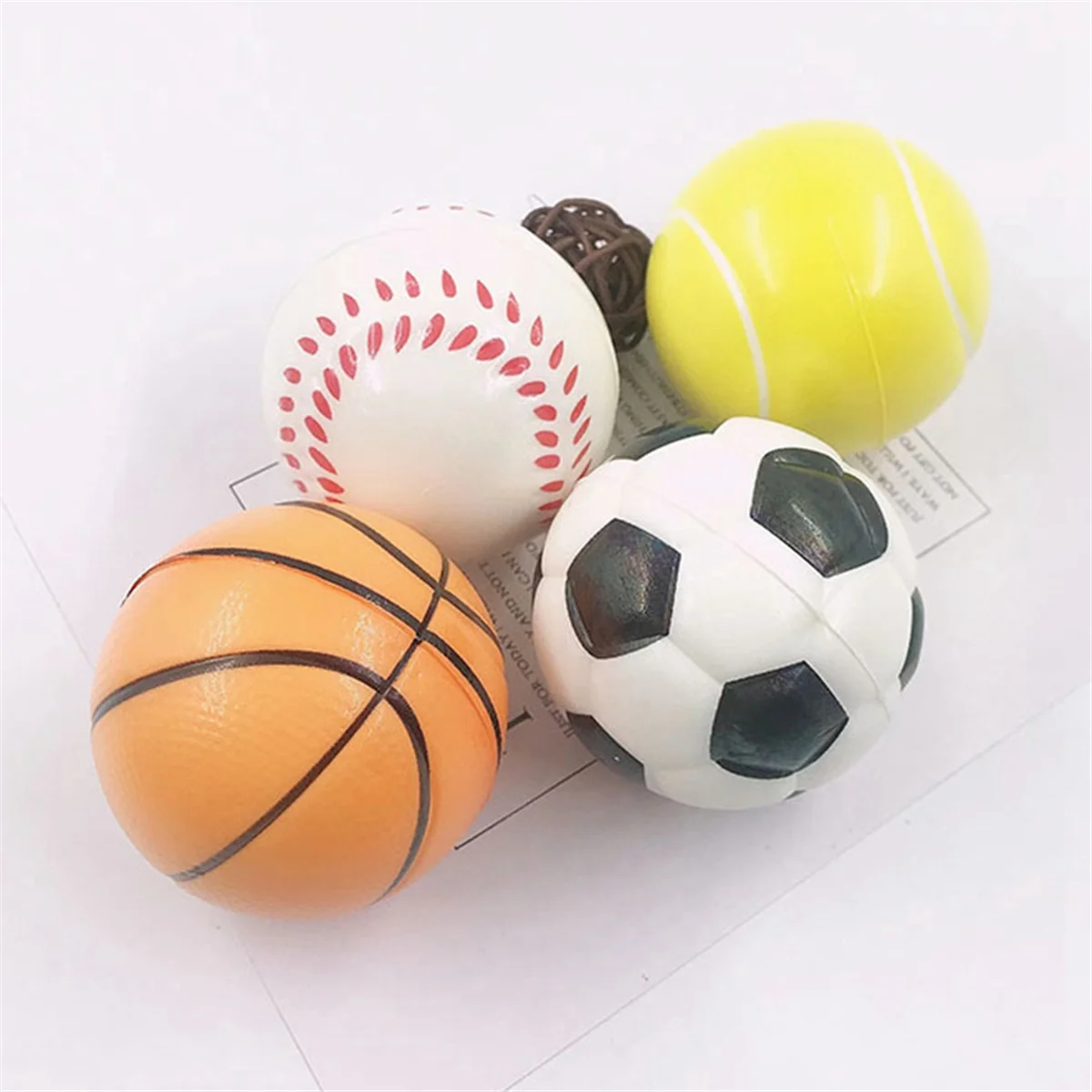 Mini juego de tenis para niños, suministros para exteriores, regalo de cumpleaños, premios de clase de carnaval, pelota antiestrés de ventilación