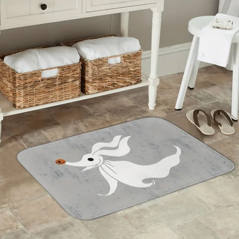 Machine washable doormat, the nightmare before Christmas Jack Skellington designed non-slip door blanket for home decoration