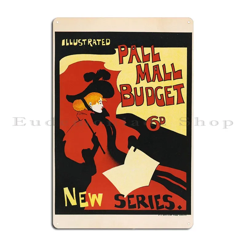 Pall Mall Budget Metal Signs Club Party Cinema Cinema Customized Vintage Tin Sign Poster