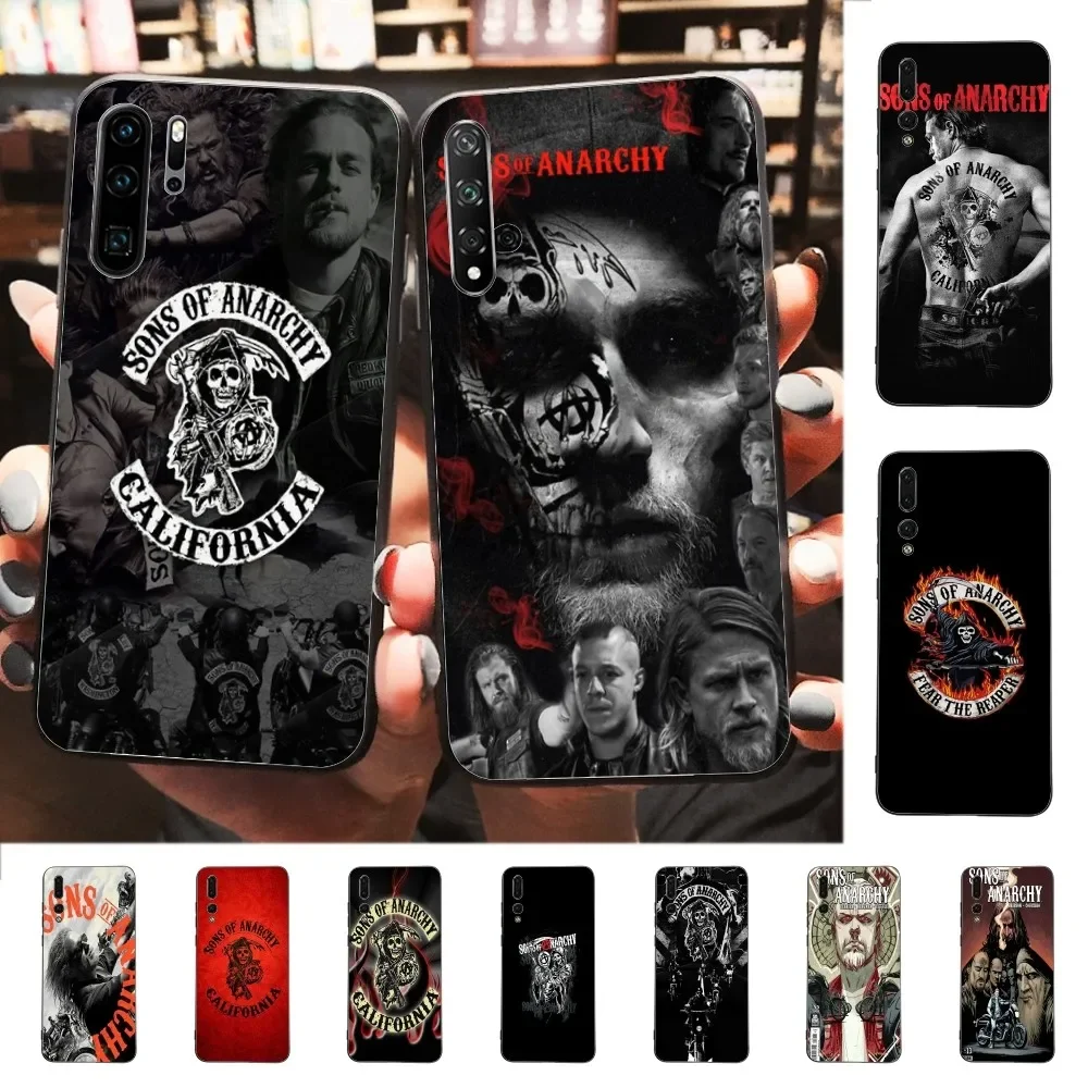 Sons of Anarchy Phone Case For Huawei P 8 9 10 20 30 40 50 Pro Lite Psmart Honor 10 lite 70 Mate 20lite