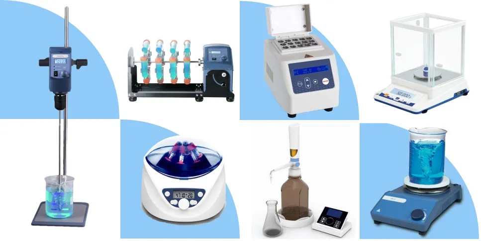 MS-H340-S4 LCD 4 Channel Digital Magnetic Hotplate Stirrer Laboratory Multi-position Magnetic Hotplate Stirrer
