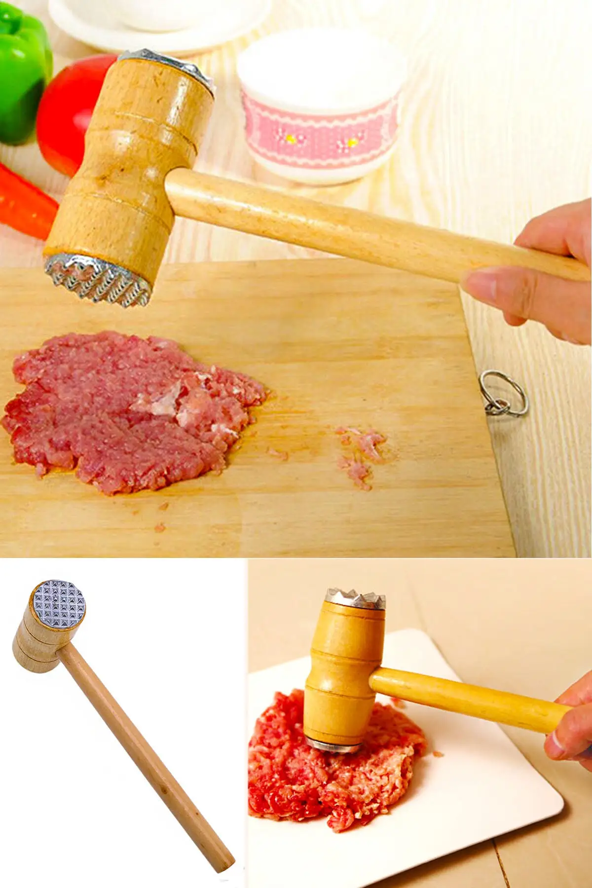 Two Way Meat Beater Meat Softener Hammer practical work facilitator multifunctional 2022 trend product