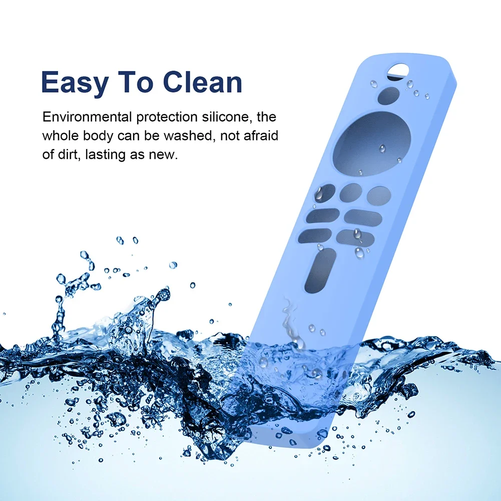 for Xiaomi 4K TV MiBoX 2nd Gen Silicone Remote Control Case with Lanyard Drop-Proof Shell for 4K TV MiBoX 2nd Gen