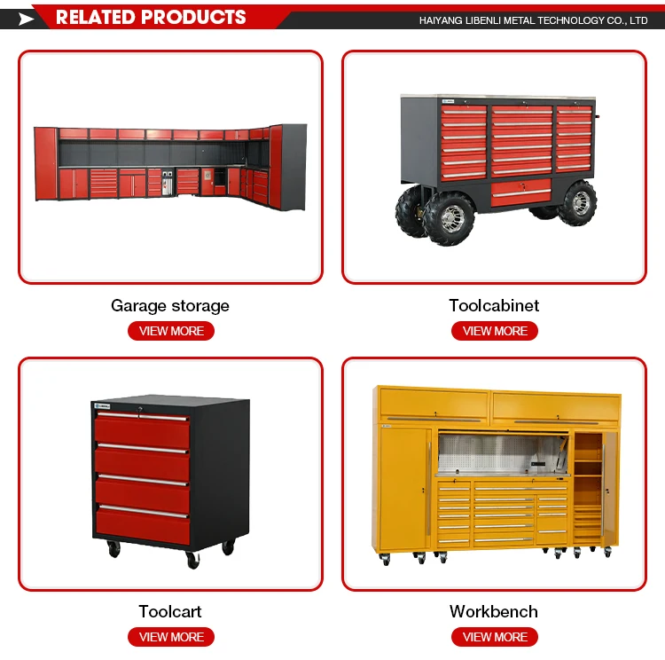 휴대용 작업대 차고 도구 보관 캐비닛 작업장 금속 중량 작업대