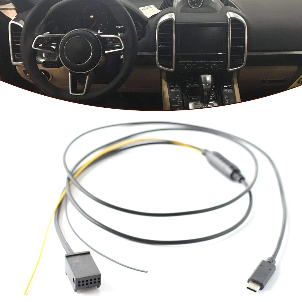 

For Cayenne CDR30 CDR31 TYPEC Audio Input Cable AUX Audio+Charging Cable 2024 Hot Sale Brand New And High Quality Discount