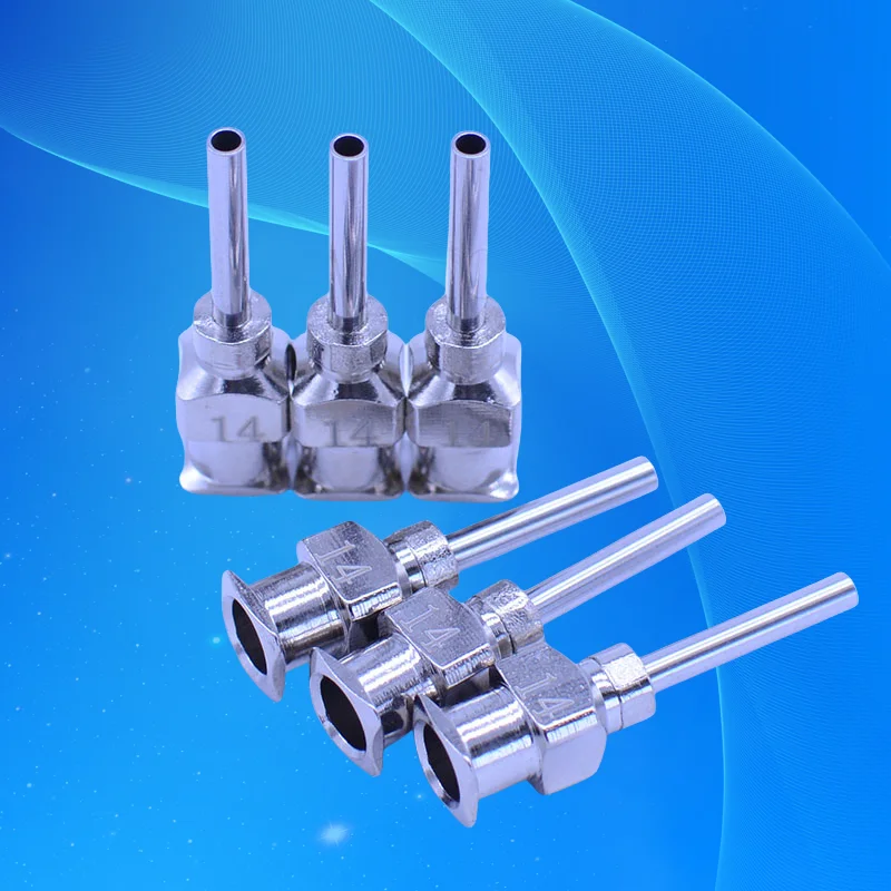 

Бесплатная доставка, 12 шт., 0,5 дюйма, длина наконечника, 14 г, иглы для дозирования клея из нержавеющей стали, наконечник 1/2 дюйма