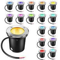 5/10/12/15WOutdoor LED Buried Light Garden Courtyard Home Landscape Lighting IP67Waterproof Underground Walkway Spotlight Reces