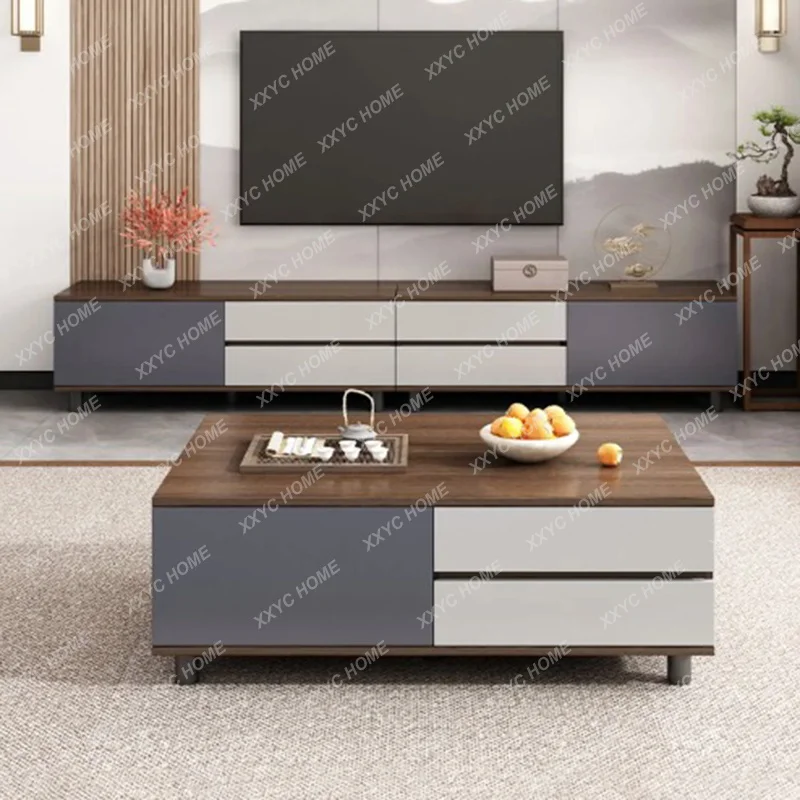 LLiving Room Luxury Tv Cabinet Vintage Retro Simple Elegant Display Tv Table Cabinet Minimalist Archivadores Salon Furniture