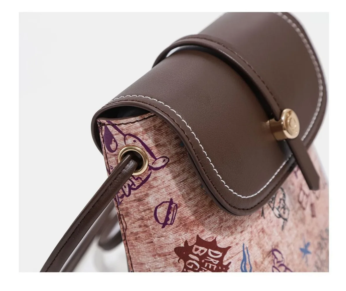 SpongeBob SquarePants Female Cute Commuter Anime Cartoon Cute Large Capacity Single Shoulder Crossbody Bag Girls Birthday Gifts