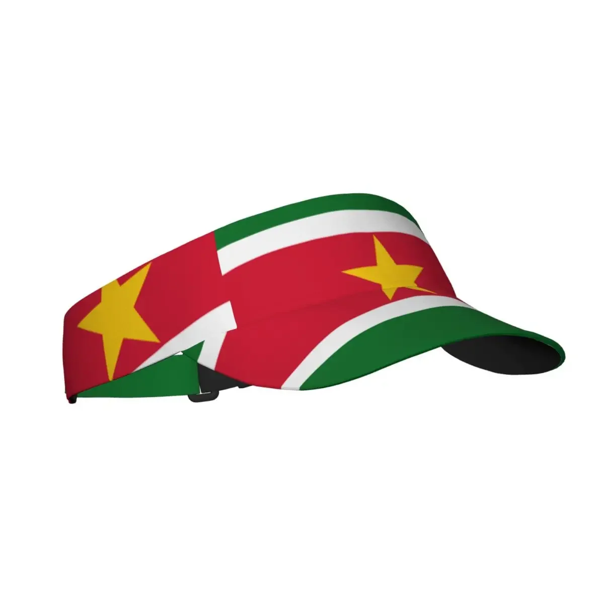 Flag Of Suriname Summer Air Sun Hat Visor UV Protection Top Empty Sports  Running Sunscreen Cap