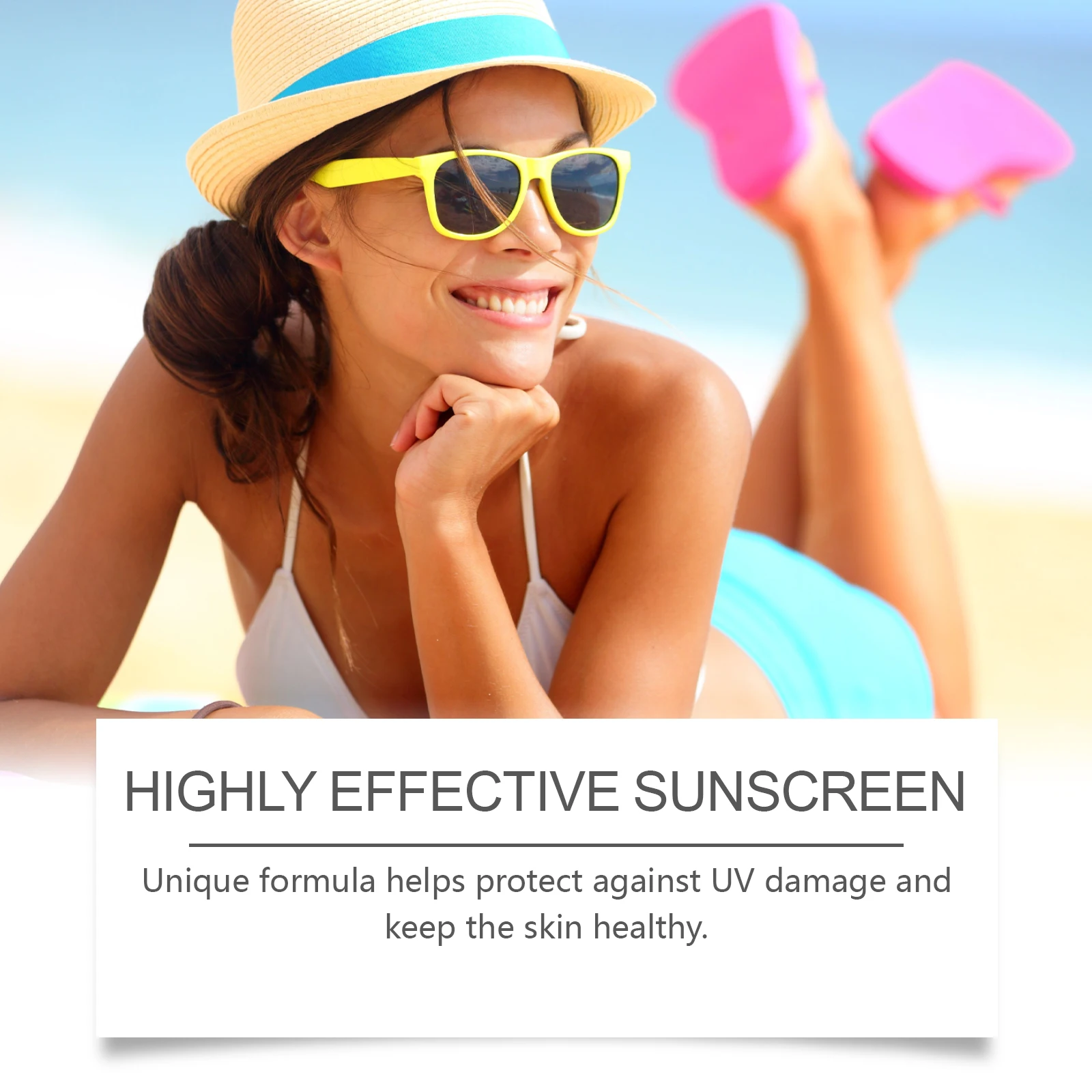 HOYGI Spf50 + واقي من الشمس مضاد للأشعة فوق البنفسجية حماية من حروق الشمس مقاوم للماء في الهواء الطلق التحكم في الزيت Getle تحديث سطع كريم الشمس 50 جرام #4