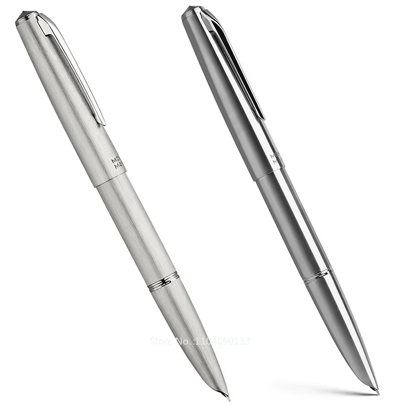Hot Hot Majohn Ti200 Titanium Alloy Metal Fountain Pen Fine Size 0.5mm With Converter Office Business Writing Ink Smoothly