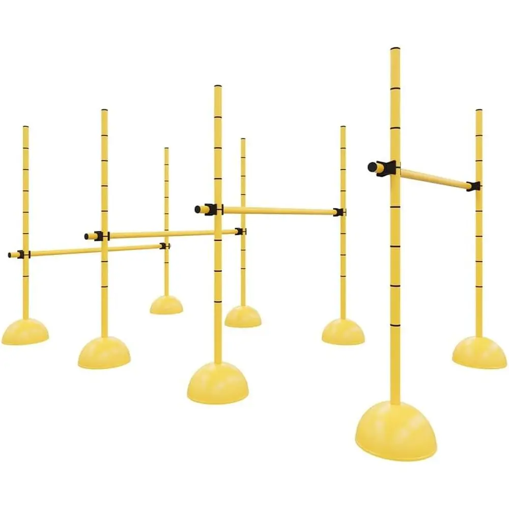 

Adjustable Plyometric Hurdles, 12-40 Inches, Set of 4, Yellow