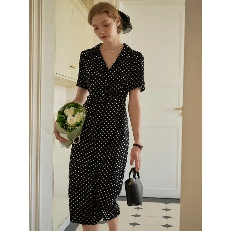 

Новое летнее женское винтажное платье с v-образным вырезом, облегающее повседневное длинное платье большого размера