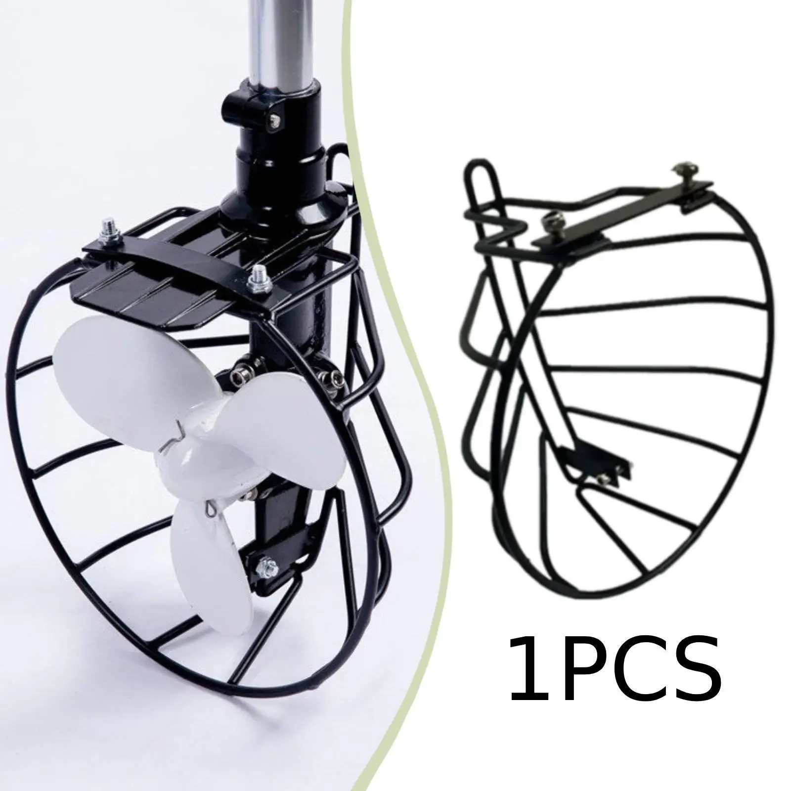Boat Engine Propeller Guard Cover Metal Protector for 7.5hp 9hp Outboard Motor Kayak Safety Marine Accessory