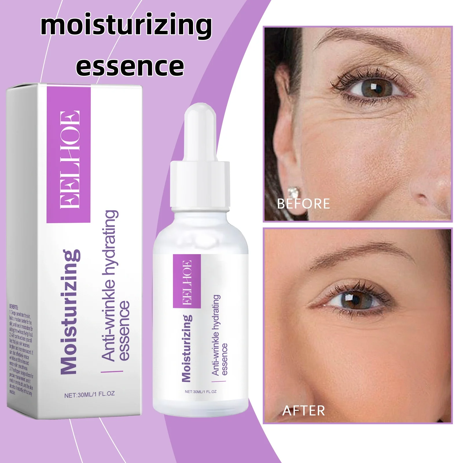 

yaluronic acid moisturizing essence moisturizing, rejuvenating, brightening, nourishing and firming facial wet compress