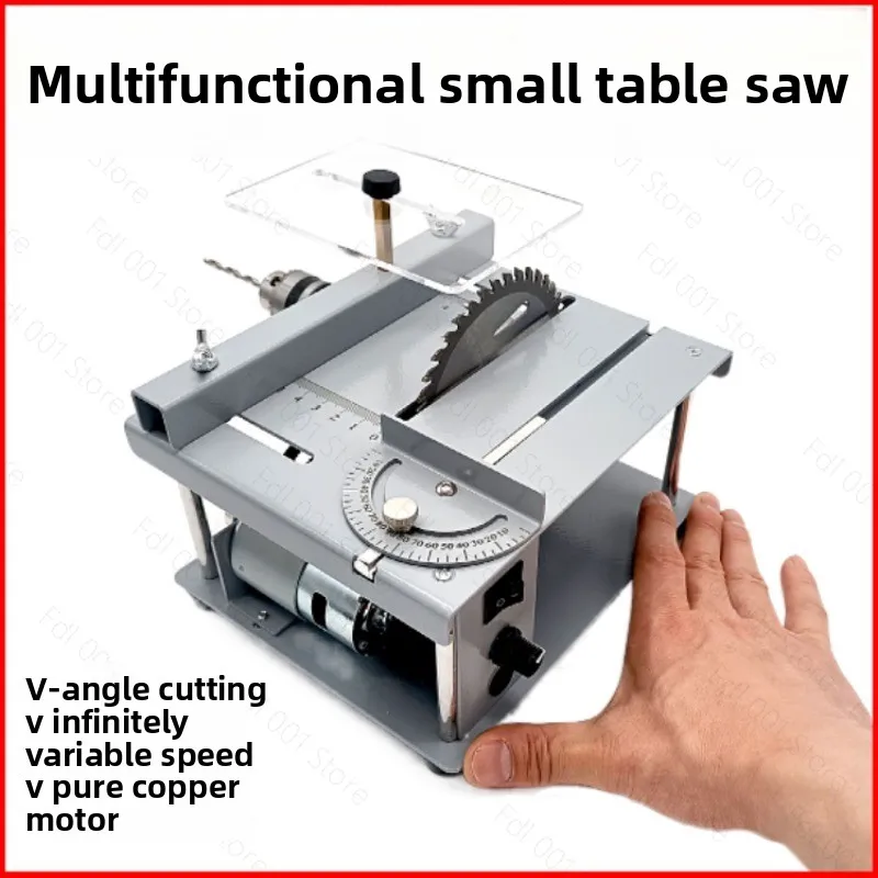 Micro Mini Table Saw DIY Multifunctional for Wood PCB Model Making