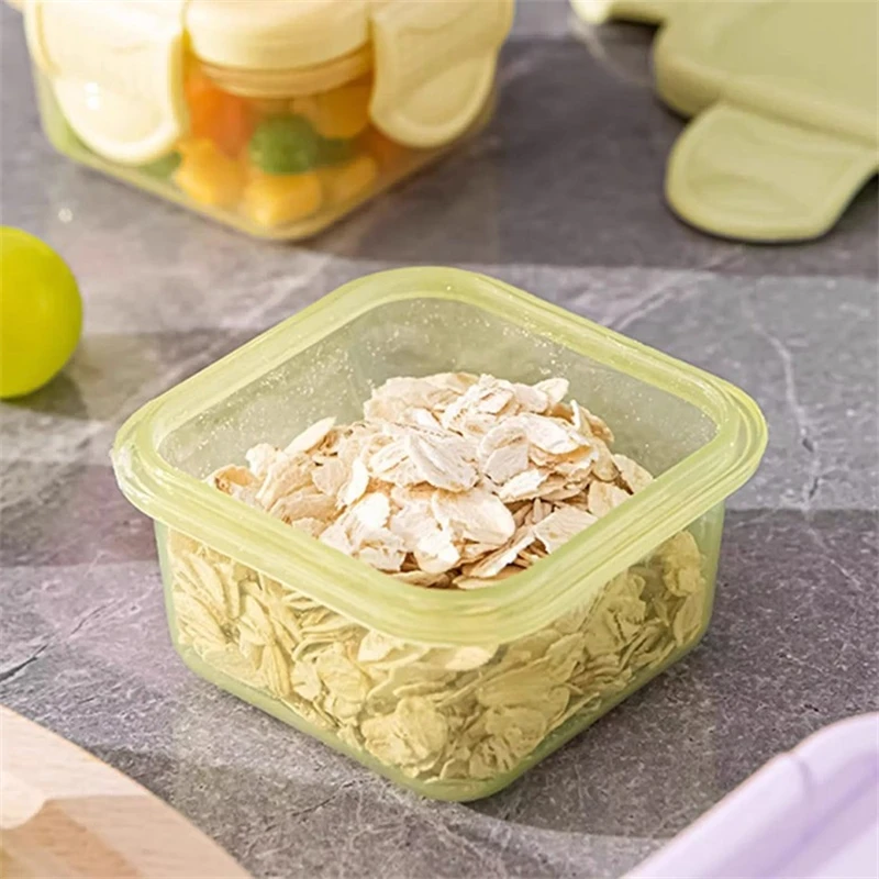 

Мини-контейнеры для хранения пищевых продуктов, легкие крышки, контейнеры для приправ и соуса, контейнеры