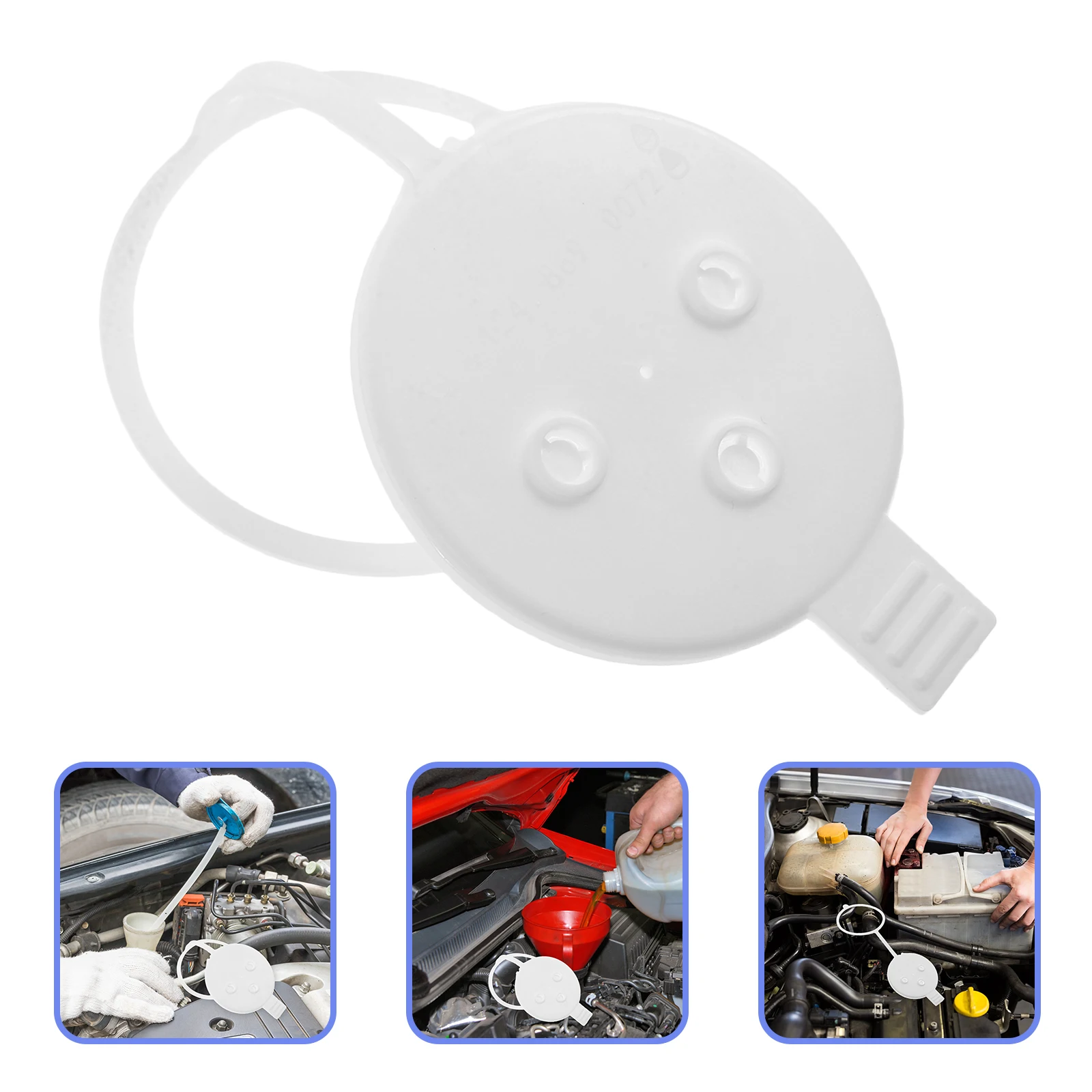 

Plastic Windshield Washer Lid Reservoir Cap Replacement Car Accessory Water Tank Cover E260 Bottle Container