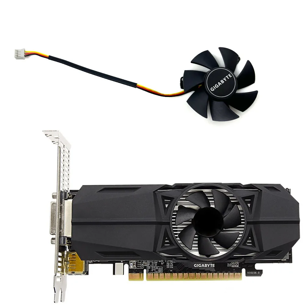 

Brand new FS1250-S2053A 47MM 3PIN Gigabyte GTX 1050 OC GPU cooler suitable for Gigabyte GTX1050/1050Ti graphics card fan