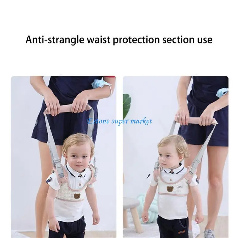 

090B Toddler Walking Assistant Baby Safety Harness Strap with Soft Fabric Adjustable Feature for Safe Outdoor Activity
