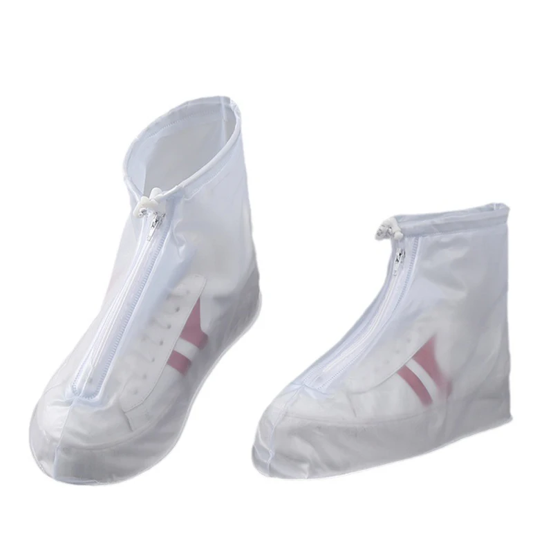Funda impermeable de silicona para zapatos para hombre y mujer, cubierta gruesa para Botas de lluvia deportivas con capa, Material antideslizante, resistente al desgaste