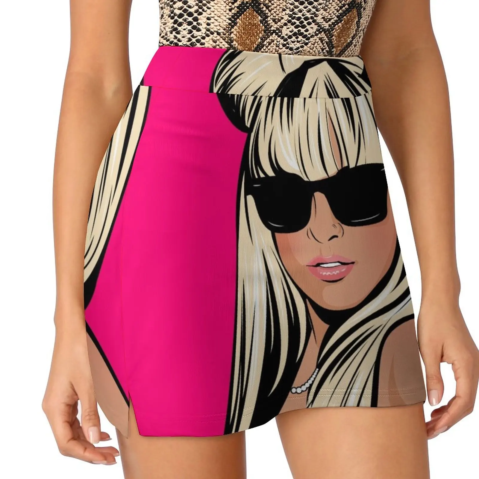 

Pop Art 2 Mini Skirt Korean clothing skirts