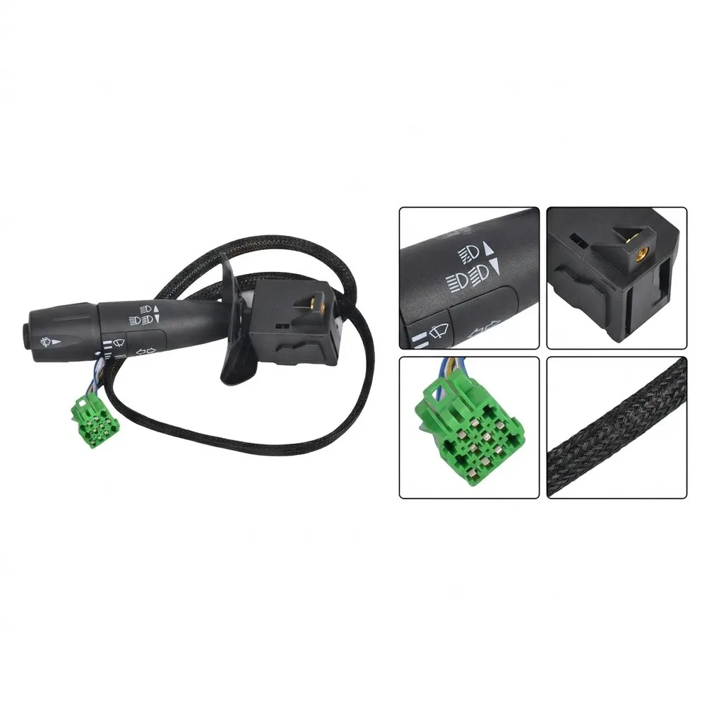 P27-1067 Turn Signal Wiper Column Switch For For Peterbilt For For Kenworth Truck Black Plastic Steering Control Replacement Par