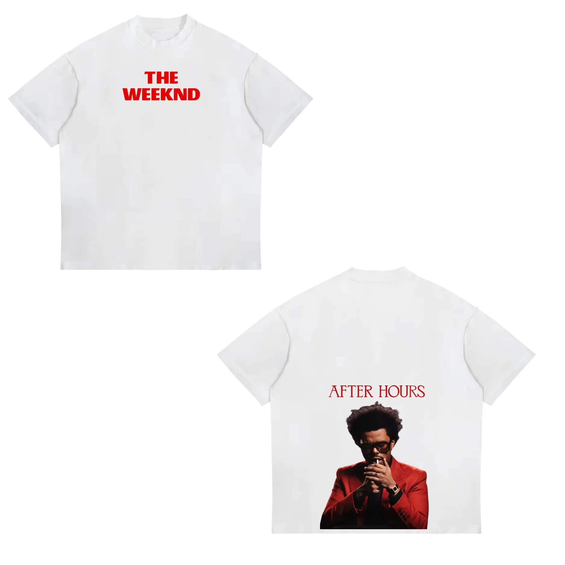 The Weeknd After Hours T Shirt Men Cotton Graphic Printed Short Sleeve Round Neck Gothic Streetwear Album Streetwear Hot Sale