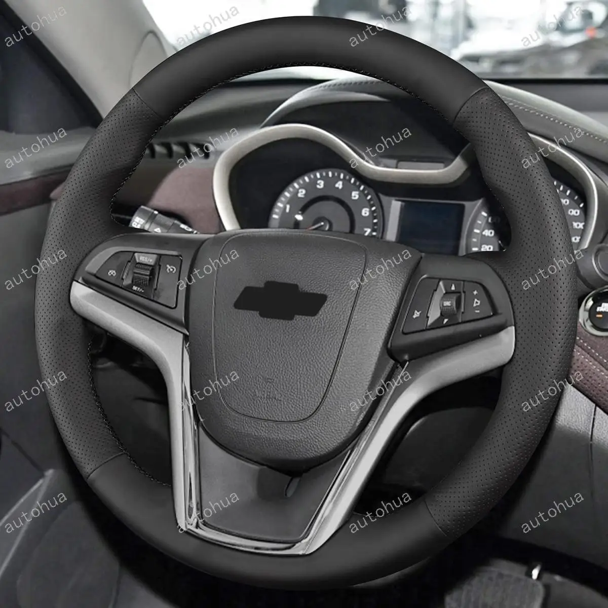غطاء عجلة القيادة لسيارة شيفروليه 2014 ماليبو/2014 كامارو المكشوفة/2014 كامارو/2013 ماليبو ECO/2013 ماليبو/2012 سونيك سيدان