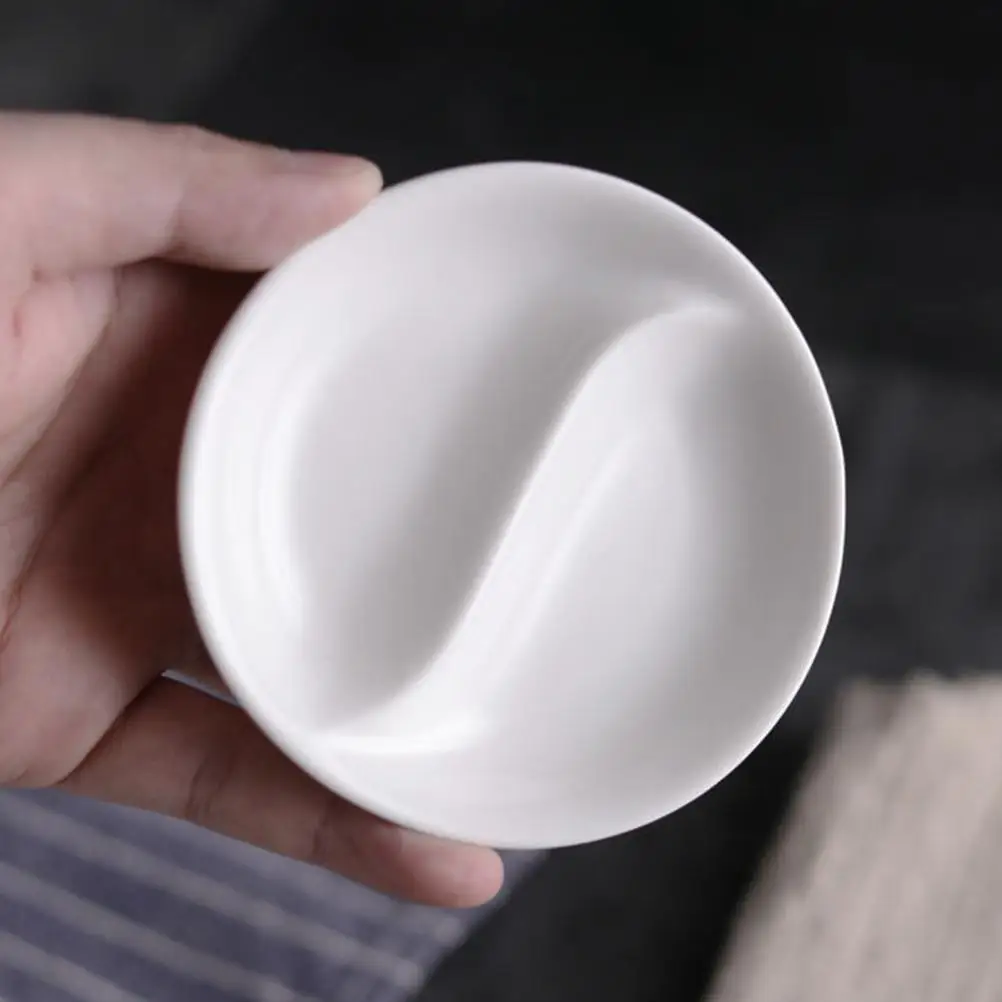 

3.5inch Ceramic Taste Dish Porcelain Nut Saucer Small Plate Mini Soy Sauce Seasoning Tableware Household Kitchen Supplies