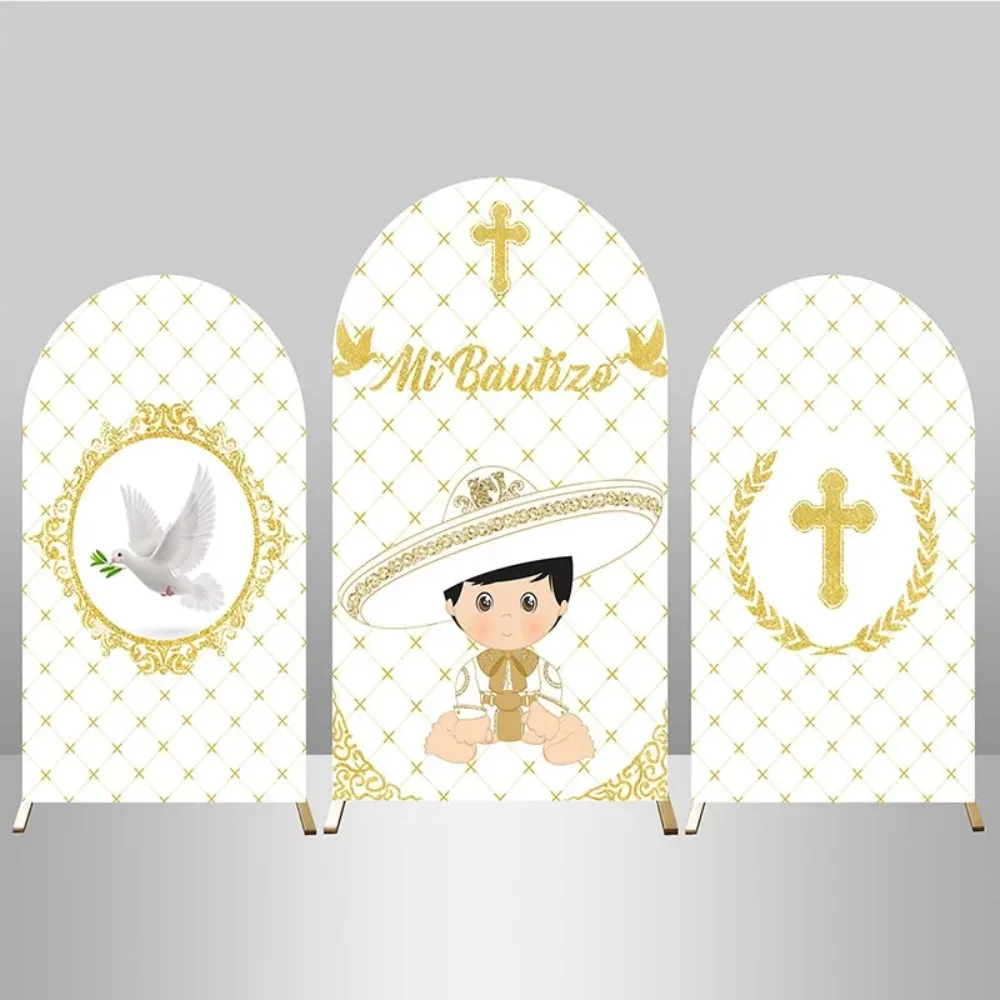

Арка на заказ Mi Bautizo God Bless First Holy Communion Baby Baprtism Party Covers Chiara Decor Photo Backdrop