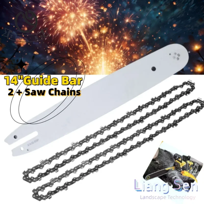 

14 Inch Chainsaw Guide Bar With Saw Chain 3/8 LP 50 Section Saw Chain For STIHL MS170 MS180 MS250 Power Tool Accessories