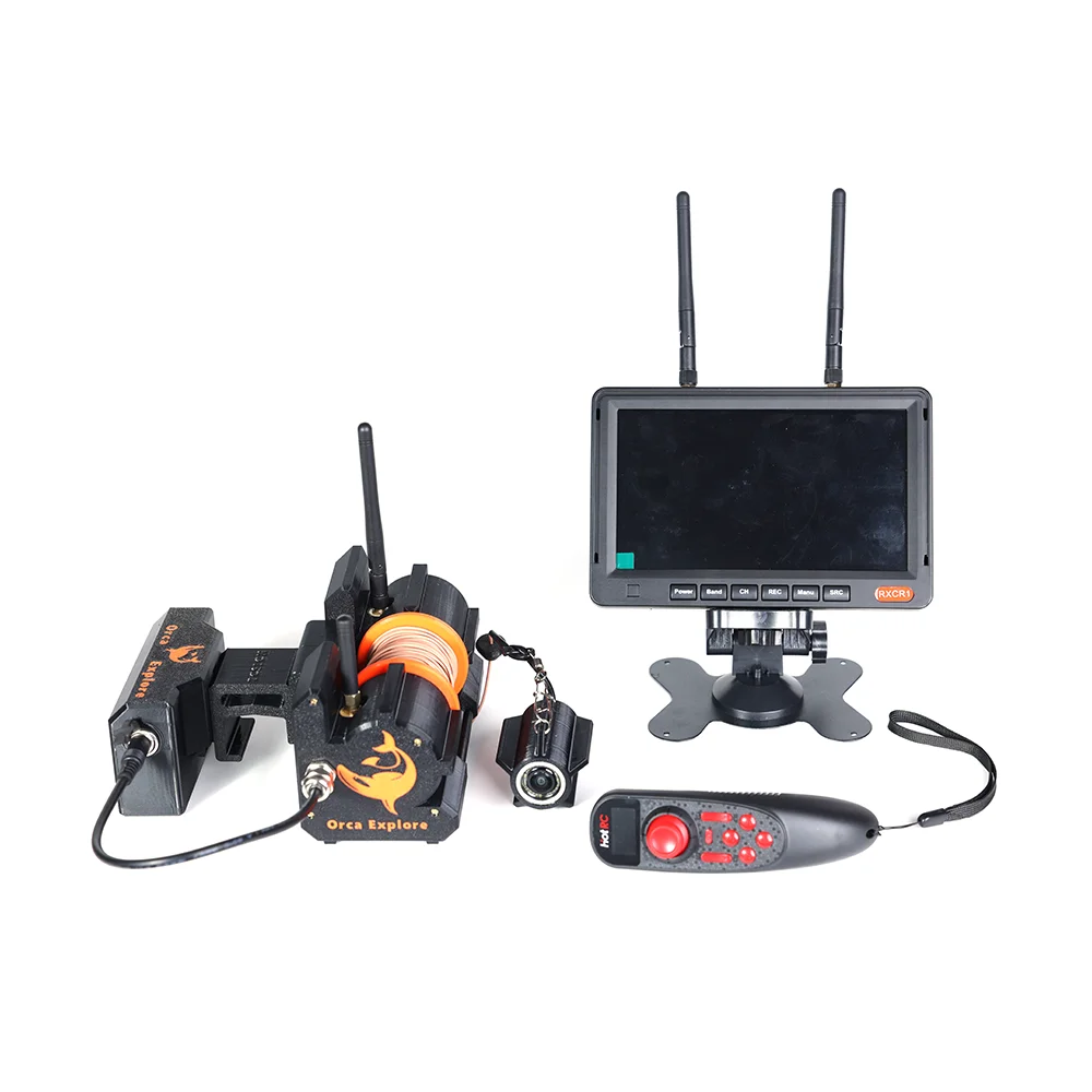New 7inch Screen Underwater Camera Bait Boat Camera Set Carp Fishing Accessories Carp Fishing Tools
