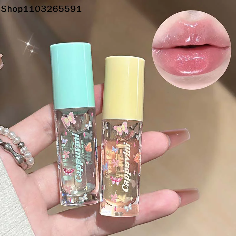 Cappuvini Moisturizing Water-Light Lip Gloss – Featuring Shimmer Jelly Effect, Mirror-Like Finish, And Crystal-Clear Hydration