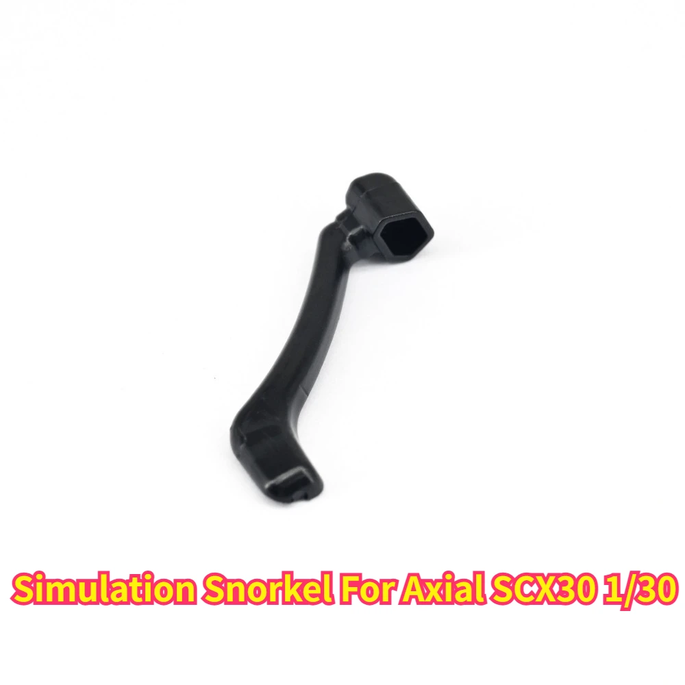 RC Simulation Snorkel For Axial SCX30 1/30 Scale Crawler Injection Molded Non 3D Printed Custom Size Off Road Upgrade Accessory