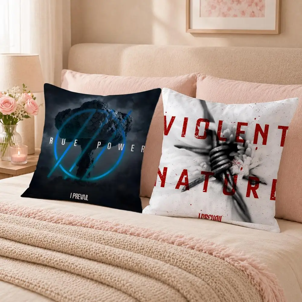 Rock Band I-I PrevailS Cushion Cover Double-Sided Printed Pillow Cover Hypoallergenic Dust-Mite Proof