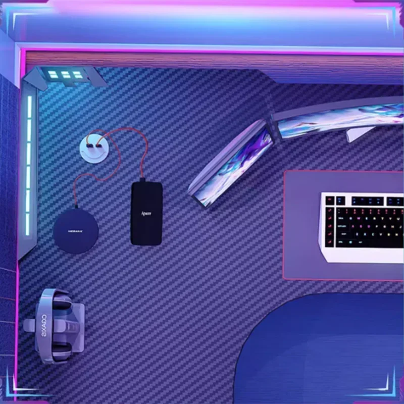 Storage Gaming Computer Desks Mouse Pad Monitor Stand Office Organizers Table Pc Keyboard Mesas De Computador Home Furniture