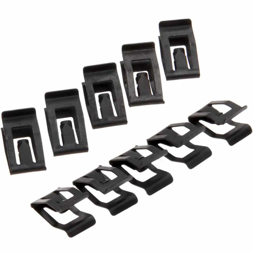 

10pcs Car Front Console Dash Dashboard Auto Door Trim Metal Retainer Black Rivets Fastener Clips for Ford Mazda for Audi