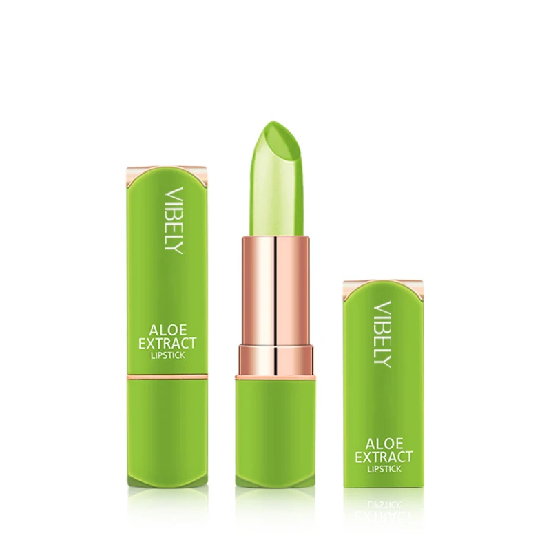 7 Color Aloe Vera Moisturizing Lipstick Long Lasting Nouritious Lip Balm Temperature Changing Color Lipgloss Lip Makeup Comestic