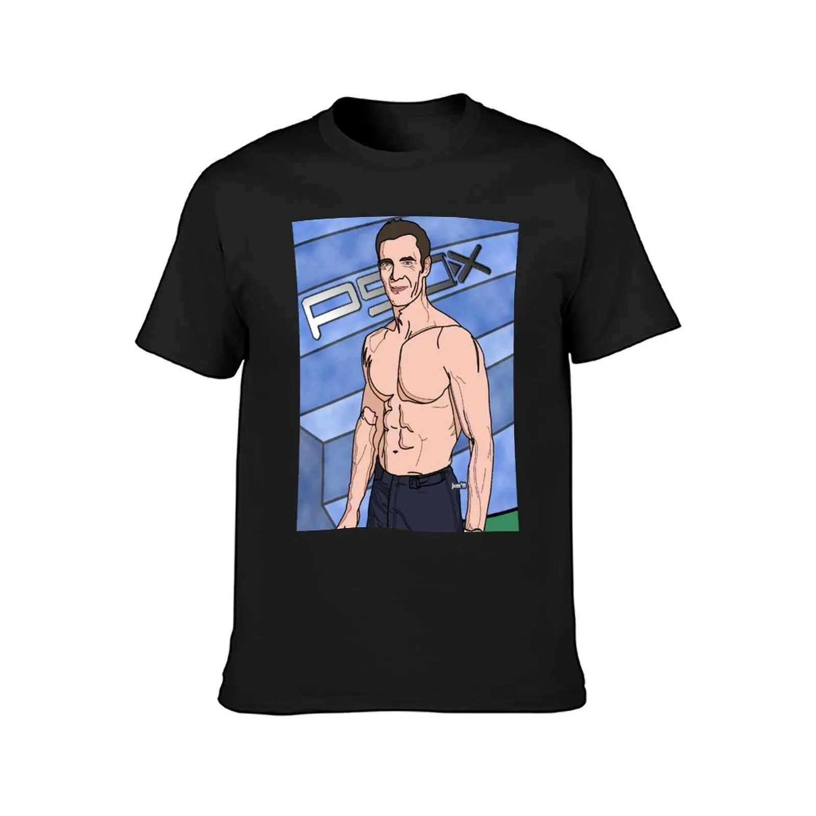 Tony Horton P90X Poster T-Shirt oversized graphic tee boys whites sweat graphic shirts mens graphic t-shirts funny