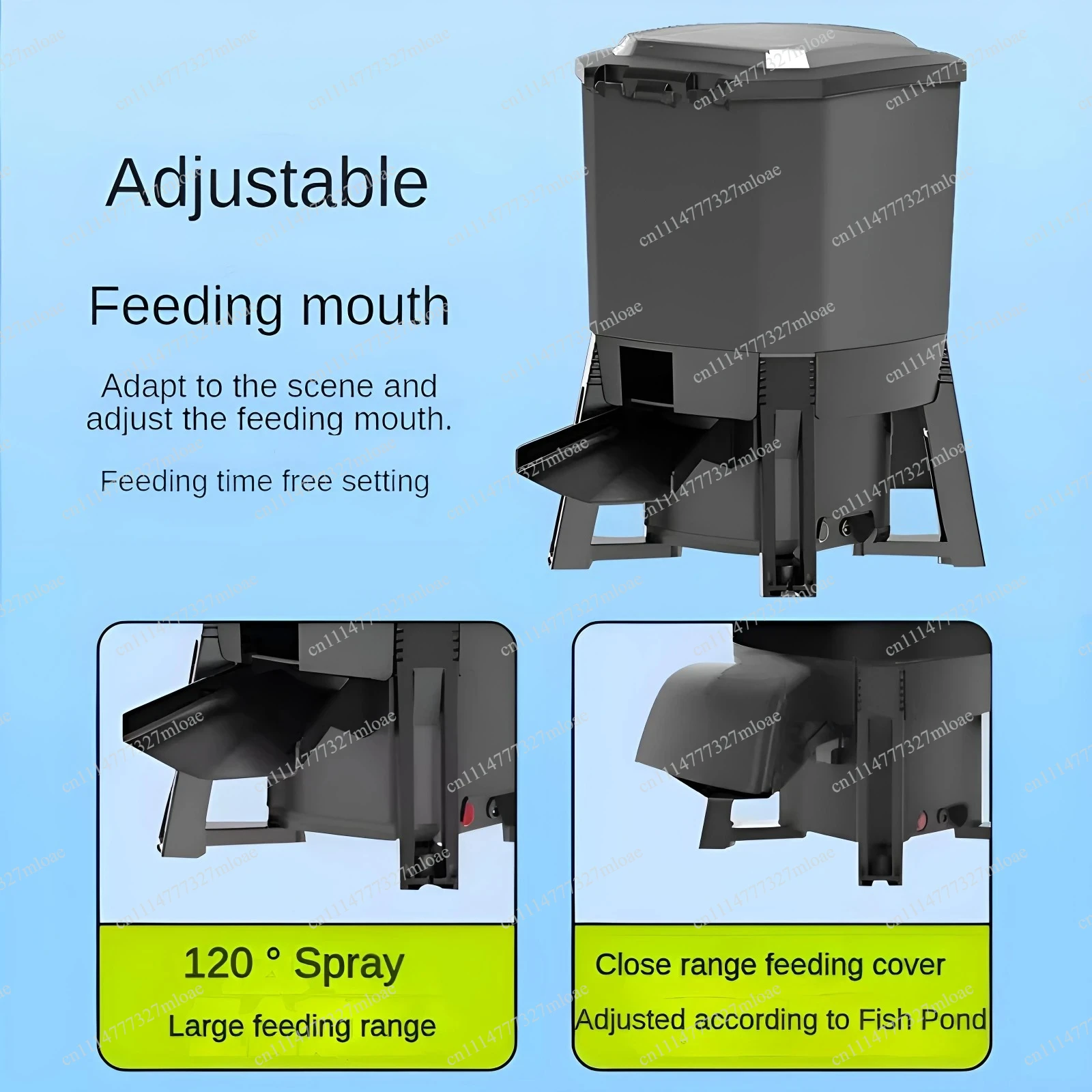 Adjustable Timer, Water Resistant, 120 ° Spray, Automatic Feeder Auto 12L/6L